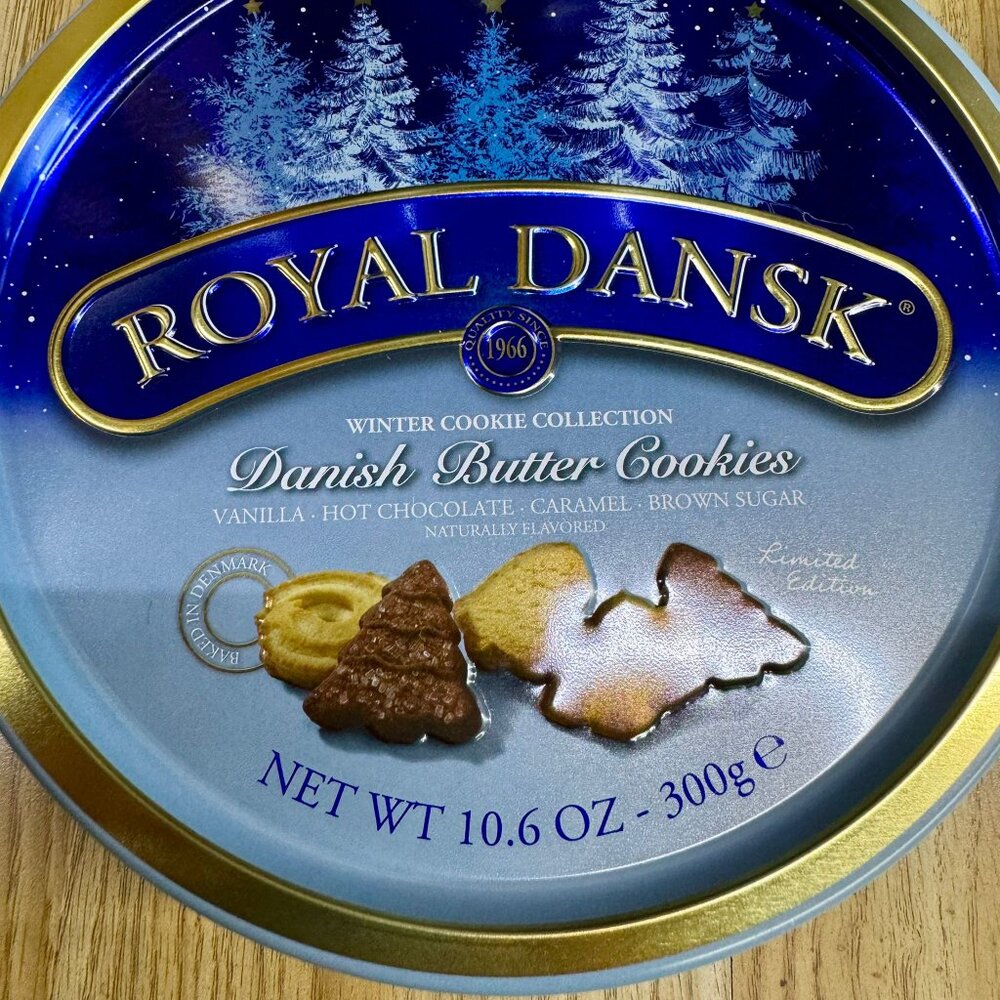 Royal Dansk Butter Cookies Winter Cookie Collection Cookie Tin (Pack Of 2)